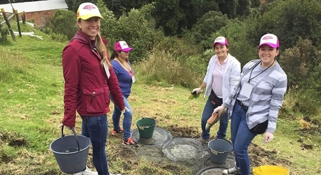 Foto Jóvenes voluntarios Alquería