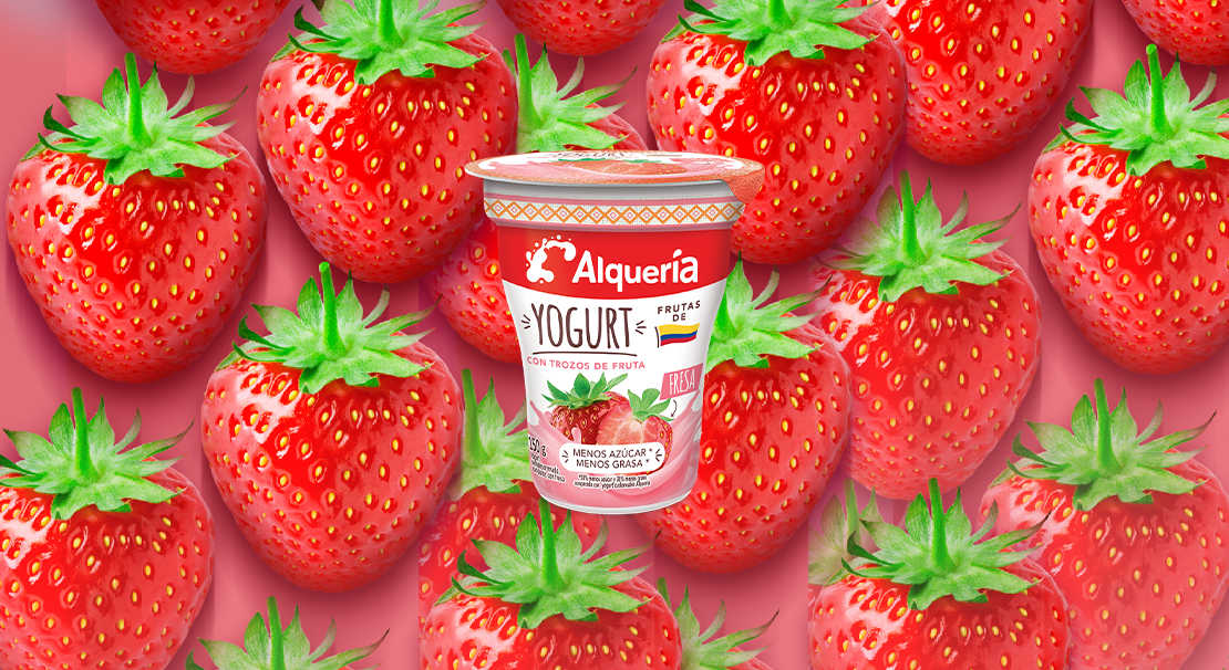 Yogurt Vaso Sabor Colombia Fresa