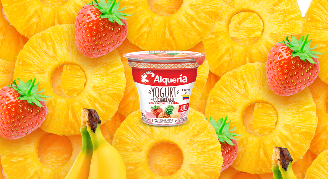 Yogurt cuchareable Sabor Colombia Salpicón