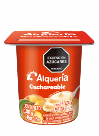 Yogurt Cuchareable Melocotón Alquería