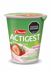 Actigest Fresa en vaso Alquería